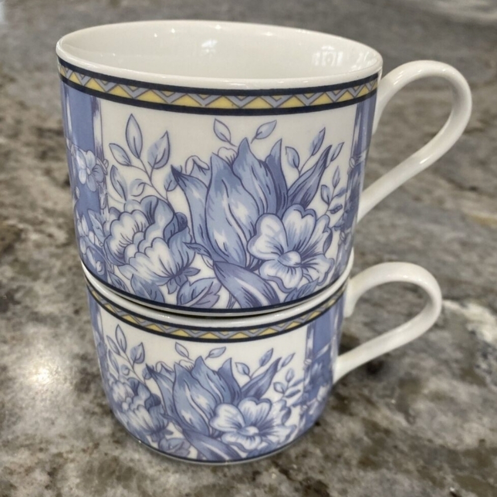 Coventry Palace Garden Fine Porcelain Mugs